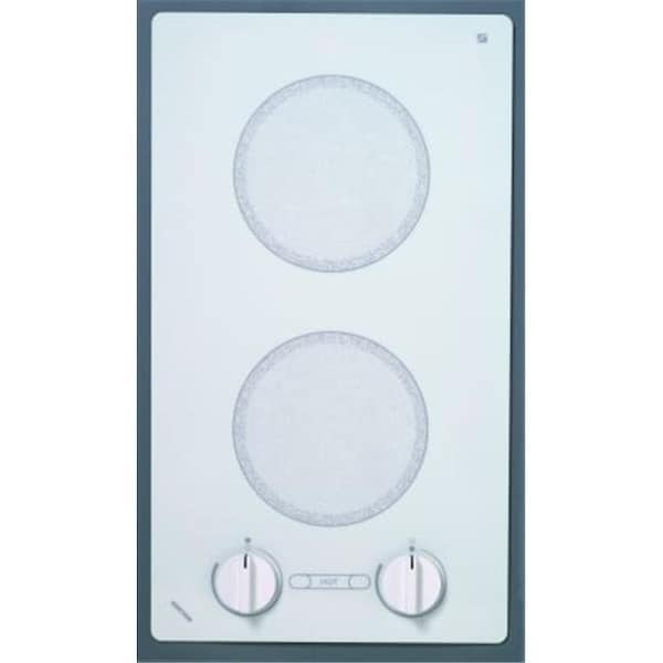 Kenyon Kenyon B49515 Alpine Series 2-burner Trimline Cooktop- white with analog control- two 6 .50 inch 120V UL B49515 - main